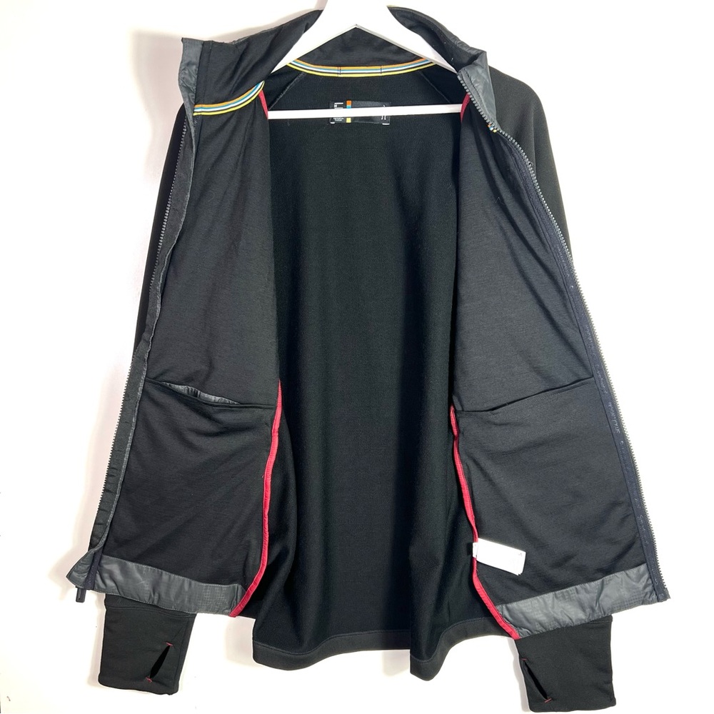 Smartwool Smartloft 120 Merino Wool Jacket Black Gray Size Medium - Picture 9 of 15